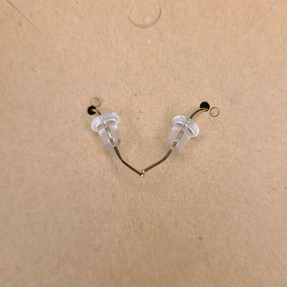 New Hand Crafted Yellow Baby Chick Cute Hook Earrings 14K Gold Plated - Picture 2 of 2